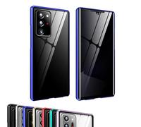 Generico Techterio Magnetic Phone Case S22/S23/S24 Ultra Privacy Case, Magnetic Mobile Phone Case, Anti-Peep Screen, Full Coverage (Blue,S24U)