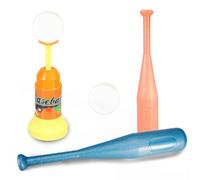 Generico Tee Ball Set for Kids 4-6, Kids Baseball Outdoor Toy, Portable Baseball Tee with Bat And Ball for Thanksgiving, Christmas, Chinese New Year, ABS, 52.5cm Bat