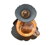 Generico Tee-Infuser | Löcherfreier Blattseiher Mit Eisenständer - Teefilter,zum Kochen, Backen, Cocktailzubereitung, Aufbrühen Von Milch, Verbessert Den Geschmack Und Enthärtet Das Wasser