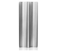 Generico Teglia antiaderente perforata for pane francese, teglia for baguette in acciaio al carbonio, pane francese, pagnotte a 4 onde, cottura al forno(Silver 2)