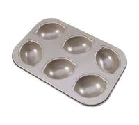 Generico Teglia E Teglia Antiaderente In Acciaio Al Carbonio A Forma Di Limone, Stampo In Metallo For Pirottini Di Carta - Teglie For Dolci, Caramelle E Cioccolato