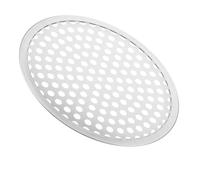 Generico Teglia for pizza forata, teglia rotonda in acciaio inox, piastra antiaderente for griglia da forno, for cucina di casa, frutti mare e verdure