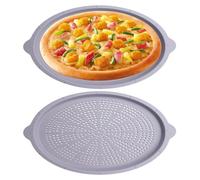 Generico Teglia per Pizza | Teglia Rotonda Forata Per Pizza - Lavabile in Lavastoviglie per Cucina Casa Ristorante Barbecue Picnic