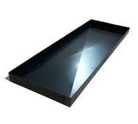 Generico Teglie per Pizza Professionali in Lamiera Blu con Diagonale (Kit da 10 Pezzi) (60x40x2H)