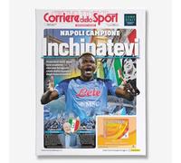 Generico Tela Personalizzata Stampa Prima Pagina Napoli Campione D'Italia Corriere Sport Idea Regalo Tifosi Napoletani Forza Napoli 1926 Terzo Scudetto Quadro Poster Arredamento Casa 30x40cm