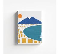 Generico TELA QUADRO MODERNA 30X40 QUARTIERI SPAGNOLI NAPOLI MURALES DIEGO ARMANDO ALTA RISOLUZIONE, 4K IDEA REGALO ADULTO BAMBINO, DECORAZIONI PER PARETE, STREET VIEW VESUVIO STREET POSTER