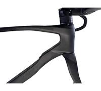 Generico Telaio in carbonio Gravel 700 * 45C Freno a disco Bicicletta Tutti i cablaggi interni Adatto for set elettronico Di2 Strada Grevil(F road wheels dpd)