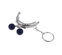 Generico Telaio in Metallo della Borsa Telaio Portamonete in Metallo da 2 Pezzi for Borsa con Portachiavi Hardware Chiusura a Bacio sulla Portafoglio Pochette Accessori Cucire(Type-014)