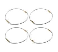 Generico Telaio Metallo Borsetta - Componenti Ricambi per Borse,4 Pezzi Serrature Alluminio 23 cm Ricambi per Cucito Manici Riparazione Creazione Borsellino Astucci