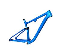 Generico Telaio MTB Trail 29ER con sospensione XC completa di peso(Stellar Blue,19 inch (176-190cm))