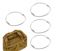 Generico Telaio per Borsetta | Componenti Ricambi per Borse - Serratura in Alluminio 4 Pezzi 23 cm Ricambi per Riparazione Creazioni Borsette Cucito Pochette
