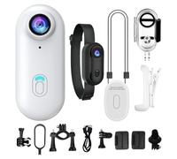 Generico Telecamera Impermeabile Da Corpo - Action Cam 4K Wireless Grandangolare | Dispositivo Compatto 360° Per Sport Acquatici, Escursioni, Sci, Vlog, Streaming, Viaggi