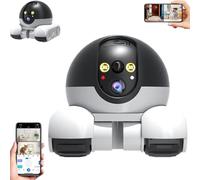 Generico Telecamera robot Patrol Buddy, Patrol Bot, telecamere robot su ruote, telecamera for animali domestici con vista a 360° for interni con comunicazione bidirezionale, visione notturna HD(WIFI)