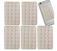 Generico Telefonhülle Mit Saugnäpfen - Selbstklebender Telefonständer Aus Silikon | Telefonhalterung 5 Stück Silikon Saugnapf Handyhülle Halter Rutschfestes Selfie Zubehör Blau/Rosa, 8,1x5,5cm, 5 Stk