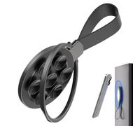Genérico Telefono Magnetico À Ventouse - Pliant Réglable Avec Miroir | Support Universel Smartphone, Fixation Murale Salle De Bain, Cuisine, Bureau, Table, Dortoir, Appartement |