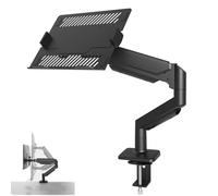 Generico Telescopic Laptop Stand, Adjustable Laptop Stand, Laptops Accessory for Office and Bedroom, Non-Slip Tablet Mount for Office Home Movie Watching Classroom Study Meeting Room Work (Black)