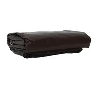 Generico Telo 650g / m² Marrone 3 x 5 m Tela con Rivestimento in PVC