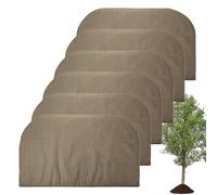 Generico Telo Antigelo - 6 Pezzi di Protezione per Fiori Contro Il Freddo | Coperta Calda Antigelo con Coulisse, per Arbusti Alberi Giardini Frutta Vasi