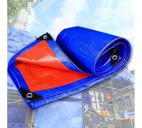 Generico Telo Blu Impermeabile con Occhielli, Telone Coprimoto da Esterno 5m 5.5m 6m 6.5m 7m 7.5m 8m Teloni PVC per Piscina Trampolino Gazebo Mobili da Giardino(6.5x11m)
