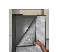 Generico Telo di Copertura Isolante Resistente per frigoriferi da Esterno - Protezione Solare Impermeabile per congelatori, Macchine per Gelato e vetrine (66x190 cm/25,8x74 Pollici)