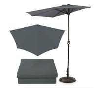 Generico Telo di Ricambio Ombrellone, Half Round Umbrella Ricambio Top