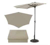 Generico Telo di Ricambio Ombrellone, Half Round Umbrella Ricambio Top