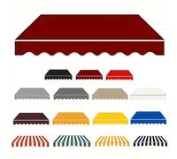 Generico Telo Di Ricambio per Tenda Da Sole 4x3m,3x2m,5x3m,4x2,5m,Telo Parasole in Poliestere Idrorepellente Con Mantovana,Telo Di Ricambio per Tende Da Sole per Balconi E Patii