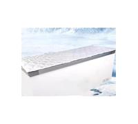 Generico Telo Isolante Universale Argento per congelatore - Coperta Isolante Impermeabile per frigoriferi e Celle frigorifere (120x60 cm/46,8x23,4 Pollici) - Protegge da Gelo e umidità
