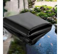 Generico Telo per Laghetto 1x2m 3x4m 5x6m 6x8m Membrana Impermeabile Preformata per laghetto Resistente agli Strappi per Laghetti, Fontane, Giardini Acquatici e Cascate, Nera(3mx4m)
