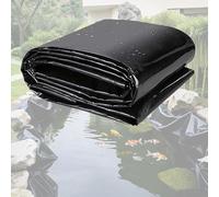 Generico Telo per Laghetto in HDPE Resistente Rivestimento per Laghetto Impermeabile 2m 3.0m 4.0m 5m 6m 7m 8m 9m Fodera per Laghetti Nero per Giardino, Piscina, Acquacoltura(3x3.0m)