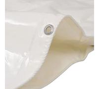 Generico Telone 650 g/m² 6x8 m Bianco,Articoli di ferramenta,Accessori ferramenta,Teloni di plastica-144914