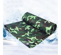 Generico Telone Impermeabile Esterno Rinforzato da 420g/m² Telo occhiellato Mimetico per Mobili da Giardino Barche Legno Piscina Camion 2m 2.5m 3.0m 3.5m 4.0m 4.5m 5m 5.5m 6m 6.5m(2.5x9m)