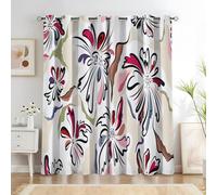 Generico Tenda 3D Astratto Tende Oscuranti per Interni - Illusioni Ottiche Tenda Oscurante da Interno, Tende Isolamento Resistente all'Usura, Comoda al Tatto 2 x L 150 x A 280 cm O4422