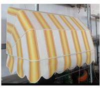 Generico Tenda da Sole Modello CAPPOTTINA a 4 Raggi Realizzata in Tessuto Acrilico TEMPOTEST para' o in PVC, (L.150 cm * S.80 cm)