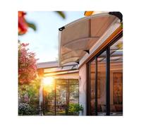 Generico Tenda da Sole Trasparente per Esterni - Tenda da Sole Impermeabile per Esterni - Copertura collegabile per patii, Giardini, vialetti e ristoranti (80x140 cm) - Soluzione Versatile per l'ombr