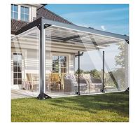 Generico Tenda Impermeabile Resistente - Pannelli Laterali in PVC da 0,5 mm per pergola, Gazebo e Porte da Giardino Esterne, telone Protettivo Resistente per la Privacy, Copertura Esterna Resistente