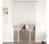 Generico Tenda macramè 140x240 cm in Cotone,Crema,3.95kg,323978