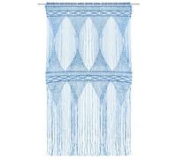 Generico Tenda macramè Blu 140x240 cm in Cotone,Blu,3.45kg,323990