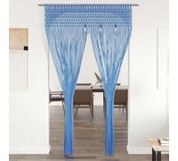 Generico Tenda macramè Blu 140x240 cm in Cotone,Casa e Giardino,Arredo,Trattamenti per finestre,Tende e tendaggi-323985