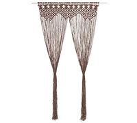 Generico Tenda macramè Grigio Talpa 140x240 cm in Cotone,Casa e Giardino,Arredo,Trattamenti per finestre,Tende e tendaggi-323983