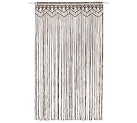 Generico Tenda macramè Grigio Talpa 140x240 cm in Cotone,Grigio Talpa,3.41kg,323982