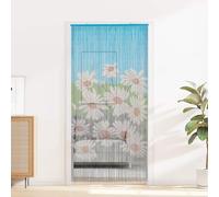 Generico Tenda per Porta Antinsetti Multicolore 200 x 100 cm bambù,Arredo,Trattamenti per finestre,Rete per zanzare-42030056