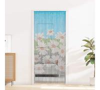 Generico Tenda per Porta Antinsetti Multicolore 200 x 90 cm bambù,Arredo,Trattamenti per finestre,Rete per zanzare-42030055