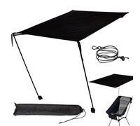 Generico Tendalino manuale retrattile - Ombrellone da spiaggia 84x70 cm, sicurezza migliorata | da spiaggia in alluminio con design espandibile, tenda da sole per escursioni, viaggi, picnic, avventur