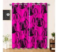 Generico Tende oscuranti Stampate con Animale astratto unico - Tenda Termica per Interni con Occhielli, Isolamento Luce e Rumore per Soggiorno,Brillante, 70 L x 160 A cm(2 Pannelli)