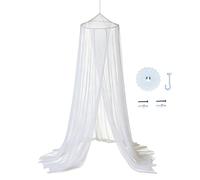 Genérico Tende per letto con baldacchino in rete, morbida, protettiva ed | Baldacchino per letto, decorazione per camera da letto, per donne, ragazze, piccole, grandi, casa, camera da letto, pavimento