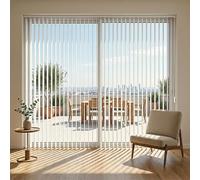 Generico Tende Verticali Oscurante Veneziane da Interno Tenda a Strisce Verticali Scorrevoli Regolabili Controllo Luce Privacy, per Finestra Soggiorno 50cm 120cm 180cm 300cm(220cmW x 260cmH)