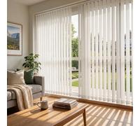 Generico Tende Verticali Scorrevoli per Finestra, Tenda Verticale Oscurante, Isolamento Termico per Balconi, Ufficio a Casa, tendes a Binario 50cm 60cm 120cm 180cm 220cm 250cm(90cmWx180cmH)