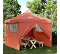 Generico Tendone per Feste Pieghevole Pop-Up con 4 Pareti Terracotta,Casa e Giardino,Prato e Giardino,Vita all'aperto,Strutture da Esterno,Baldacchini e gazebo-4004933