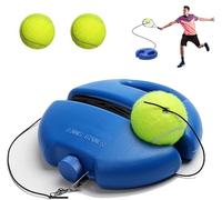 Generico Tennis Practice Rebounder, Tennis Trainer Rebound Ball Kit with Training Baseboard and 2 String Balls, Portable TennisSelf Trainer for Beginners Self-Practice and Solo Training (1 Pcs)